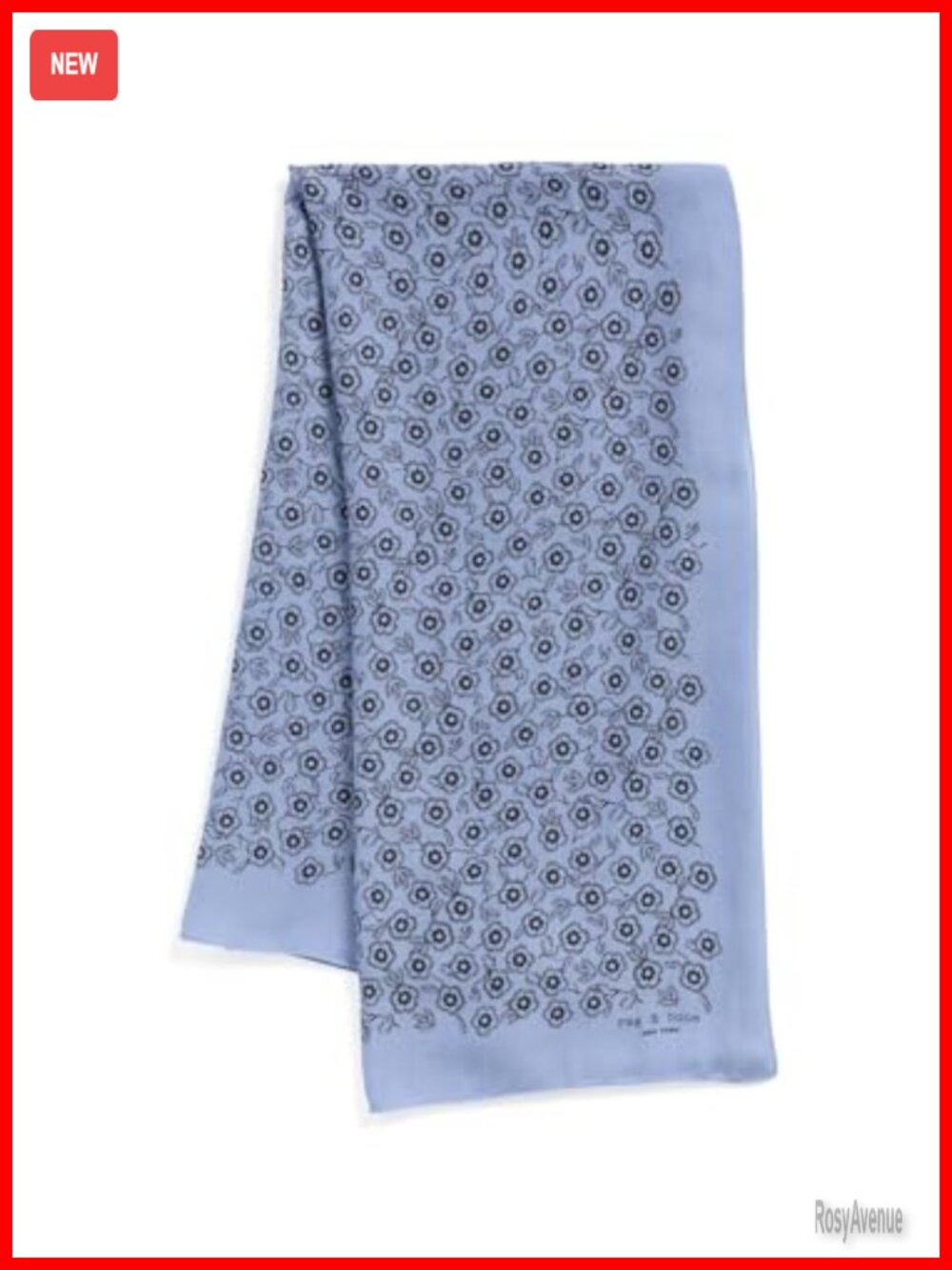 Women's Lightweight Modal Silk Floral Scarf Wrap One Size